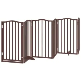 skladana-bramka-dla-psa-z-drzwiami-6-paneli-braz-300-cm
