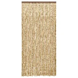 zaslona-przeciw-owadom-100-x-220-cm-bezowo-brazowa-szenil-polipropylenow