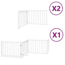 skladana-bramka-dla-psa-z-drzwiami-8-paneli-biala-640-cm