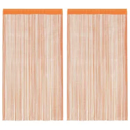 zaslony-sznurkowe-2-szt-pomaranczowe-100x250-cm