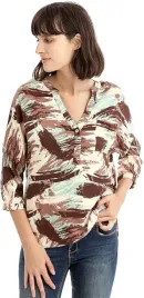 koszula-damska-w-wzory-brazowa-y2-r-xs