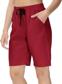 spodenki-damskie-czerwone-jinshi-r-s