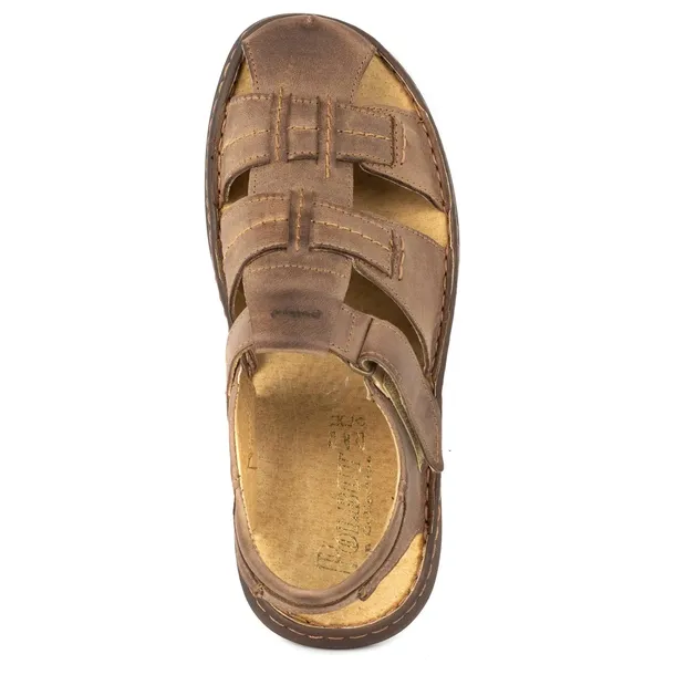 sandaly-sa07-brazowe-wzor-dominujacy-bez-wzoru