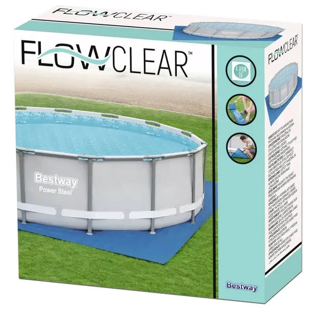 mata-pod-basen-flowclear-488-x-488-cm-stan-nowy-producent-inny