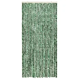 zaslona-przeciwko-owadom-zielono-biala-100-x-220-cm-z-szenilu-polipropyle