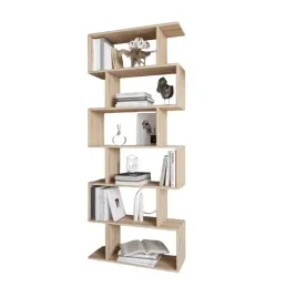 regal-slupek-slim-190-cm-dab-sonoma-do-salonu-biura-pokoju
