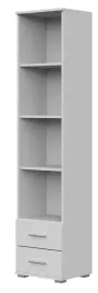 regal-fun-st-3-180-cm-bialy-mat-slupek-z-2-szufladami