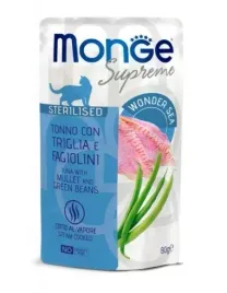 monge-supreme-sterilised-cat-tunczyk-z-barwena-i-zielona-fasola-80g