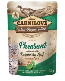 carnilove-cat-pouch-bazant-and-liscie-maliny-saszetka-85g