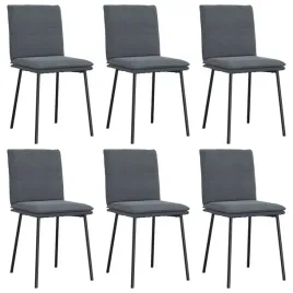 krzesla-stolowe-6-szt-ciemnoszare-obite-aksamitem