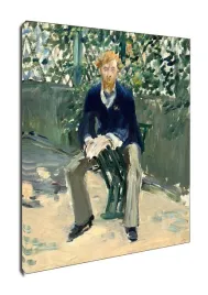 george-moore-in-the-artistandaposs-garden-edouard-manet-obraz-na-plotni