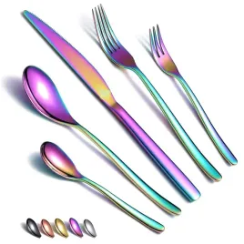 30-czesciowy-zestaw-sztuccow-teczowych-blyszczace-rainbow