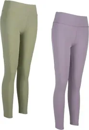 legginsy-damskie-sportowe-2pak-rozowy-zielony-s-m