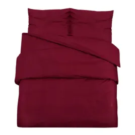 komplet-poscieli-bawelnianej-bordowej-140x200-cm-60x70-cm-oeko-tex