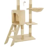 drapak-kotyplus-bezowy-138cm-domek-platforma-myszki-stan-nowy-marka-inna