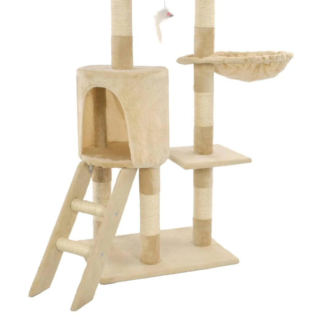 drapak-kotyplus-bezowy-138cm-domek-platforma-myszki