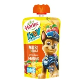 hortex-leon-przekaska-mus-100percent-owocow-jablko-banan-mango-saszetka-100g