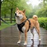 szelki-dla-psa-regulowane-czarne-m-stan-nowy