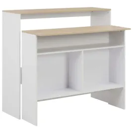 stol-barowy-z-2-blatami-bialy-i-debowy-130-x-40-x-120-cm