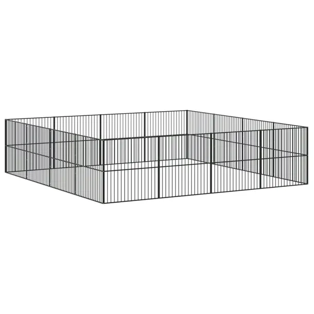 klatka-dla-psa-400x400-cm-czarna-wysokosc-100-cm
