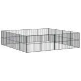 klatka-dla-psa-400x400-cm-czarna-wysokosc-100-cm