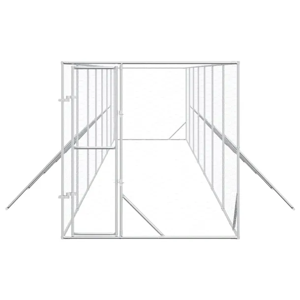 klatka-dla-psa-2x14x2-m-srebrna-dlugosc-200-cm