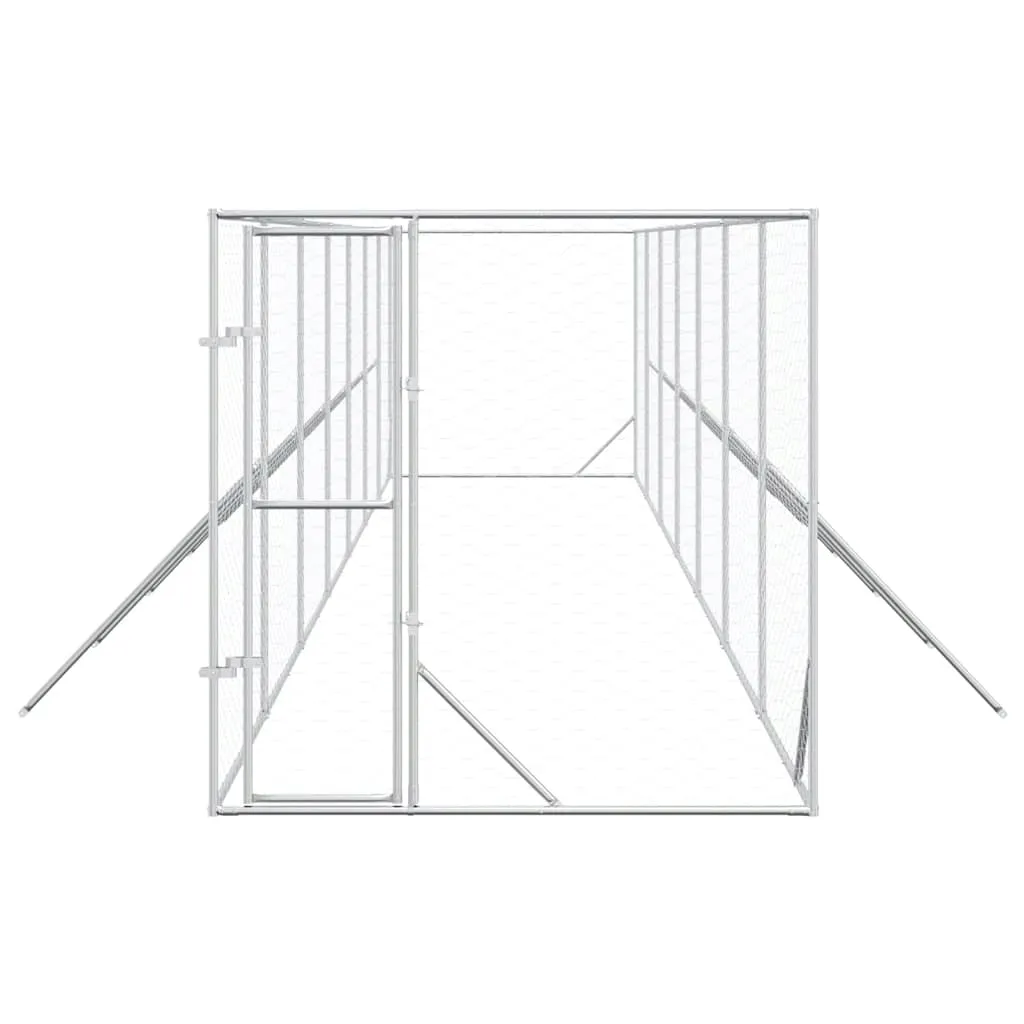 klatka-dla-psa-2x14x2-m-srebrna