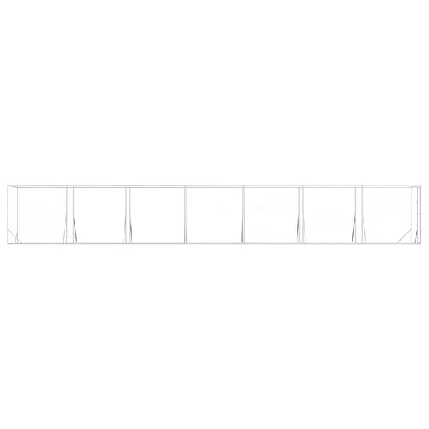 klatka-dla-psa-2x14x2-m-srebrna-szerokosc-14-cm