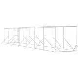 klatka-dla-psa-2x14x2-m-srebrna-wysokosc-200-cm
