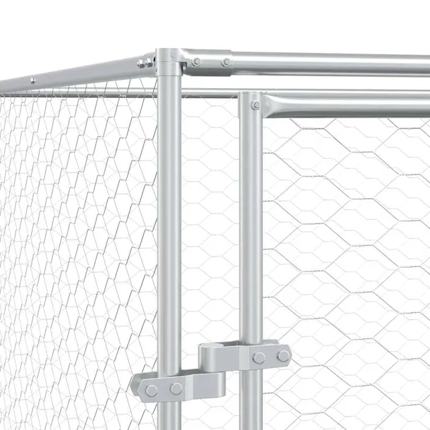klatka-dla-psa-2x14x2-m-srebrna-material-wykonania-metal