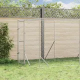 klatka-dla-psa-2x10x2m-srebrna-stan-nowy