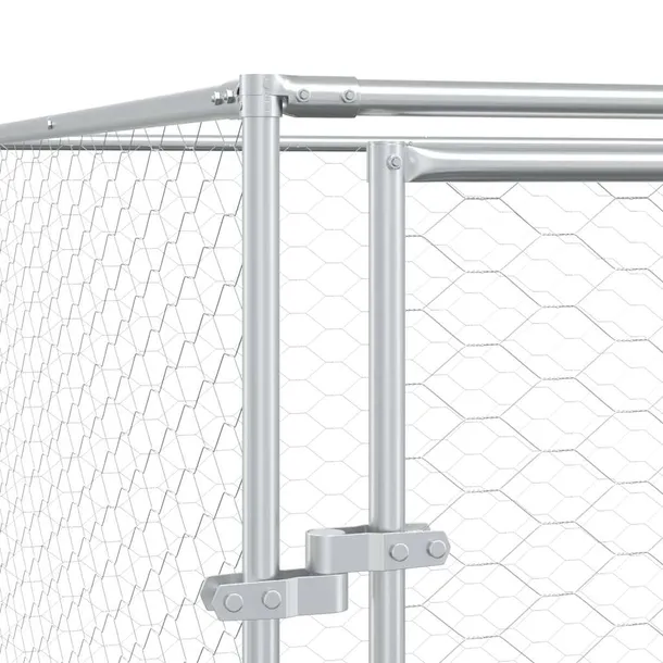 klatka-dla-psa-2x10x2m-srebrna-material-wykonania-metal