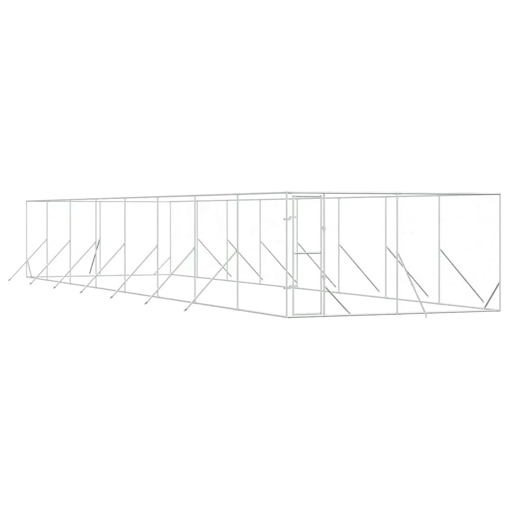 klatka-dla-psa-4x16x2m-srebrna