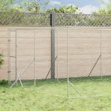 klatka-dla-psa-4x16x2m-srebrna-stan-nowy