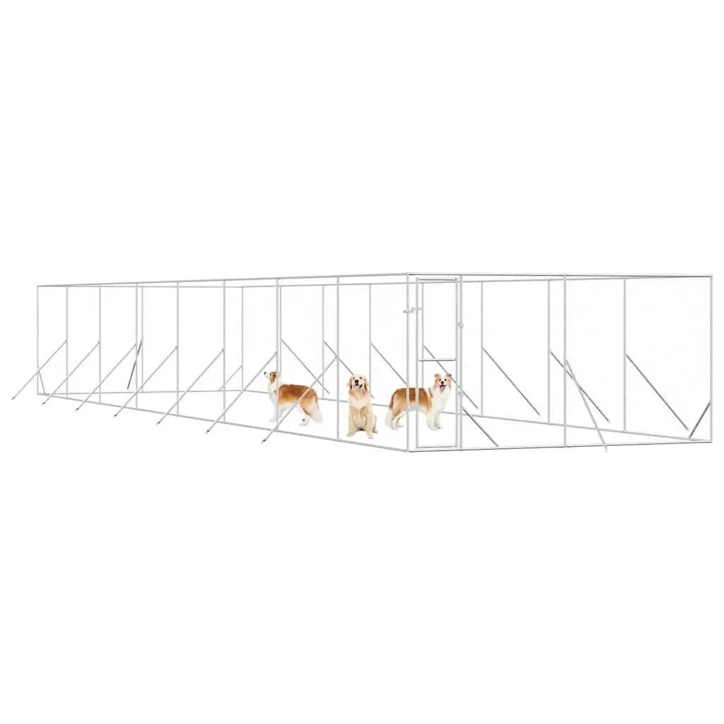 klatka-dla-psa-4x16x2m-srebrna