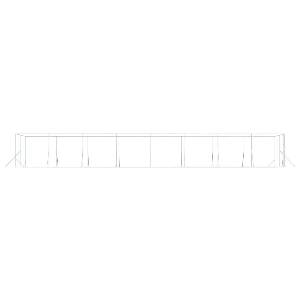 klatka-dla-psa-4x16x2m-srebrna
