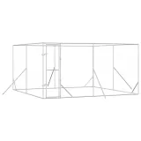 klatka-dla-psa-4x4x2m-srebrna
