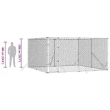 klatka-dla-psa-4x4x2m-srebrna-wysokosc-produktu-200-cm