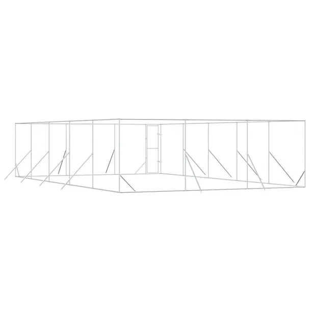klatka-dla-psa-6x10x2m-srebrna-material-wykonania-metal