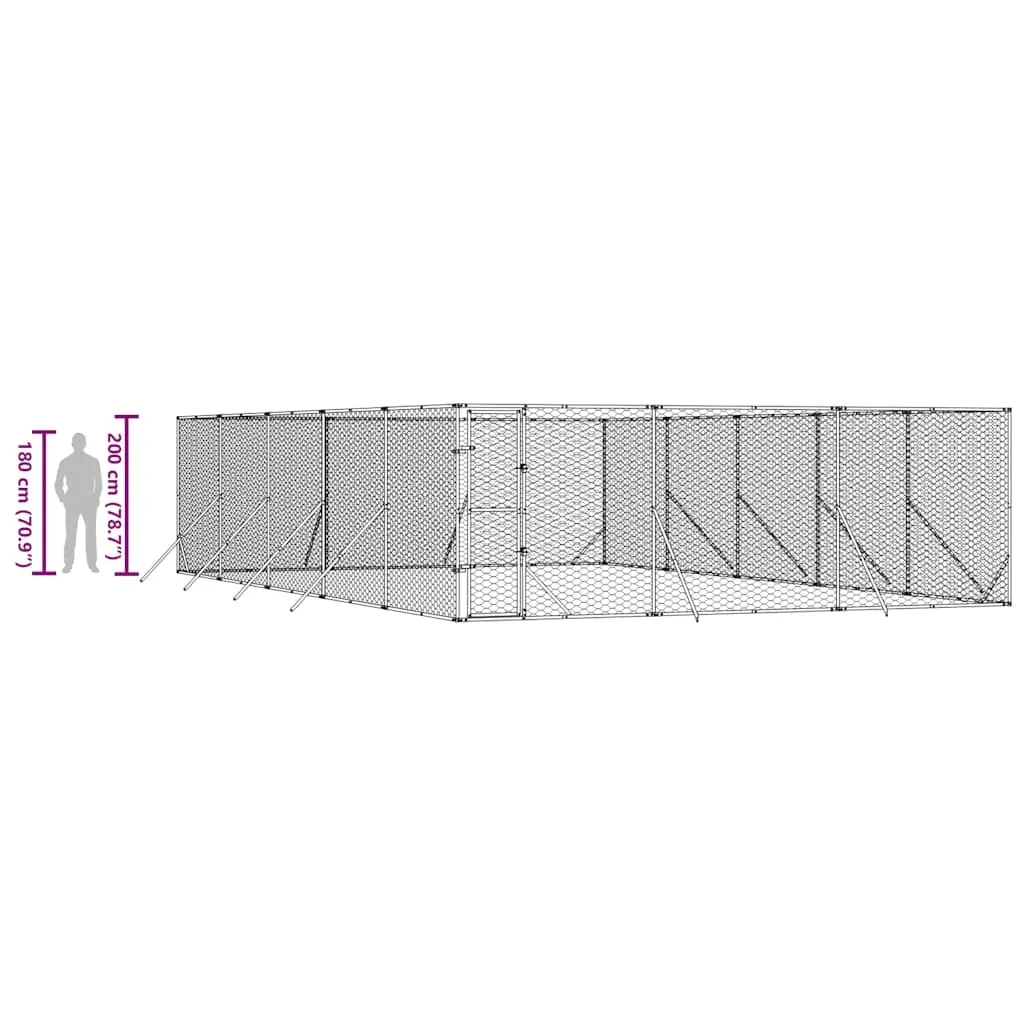 klatka-dla-psa-6x10x2m-srebrna