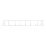 klatka-dla-psa-6x14x2m-srebrna-wysokosc-200-cm
