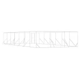 klatka-dla-psa-6x14x2m-srebrna-material-wykonania-metal