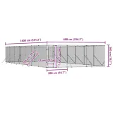 klatka-dla-psa-6x14x2m-srebrna-wysokosc-produktu-200-cm