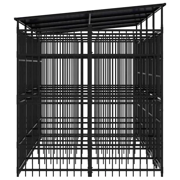 kojec-dla-psa-391x200x228-cm-czarny-wysokosc-228-cm