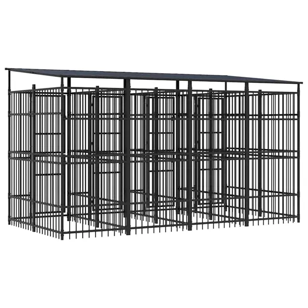 kojec-dla-psa-391x200x228-cm-czarny-material-wykonania-metal