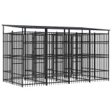 kojec-dla-psa-391x200x228-cm-czarny-material-wykonania-metal