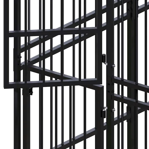 kojec-dla-psa-391x200x228-cm-czarny-szerokosc-produktu-200-cm