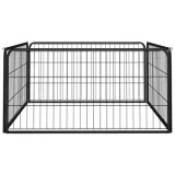 kojec-dla-psa-100x100x50-cm-czarny-stal-stan-nowy