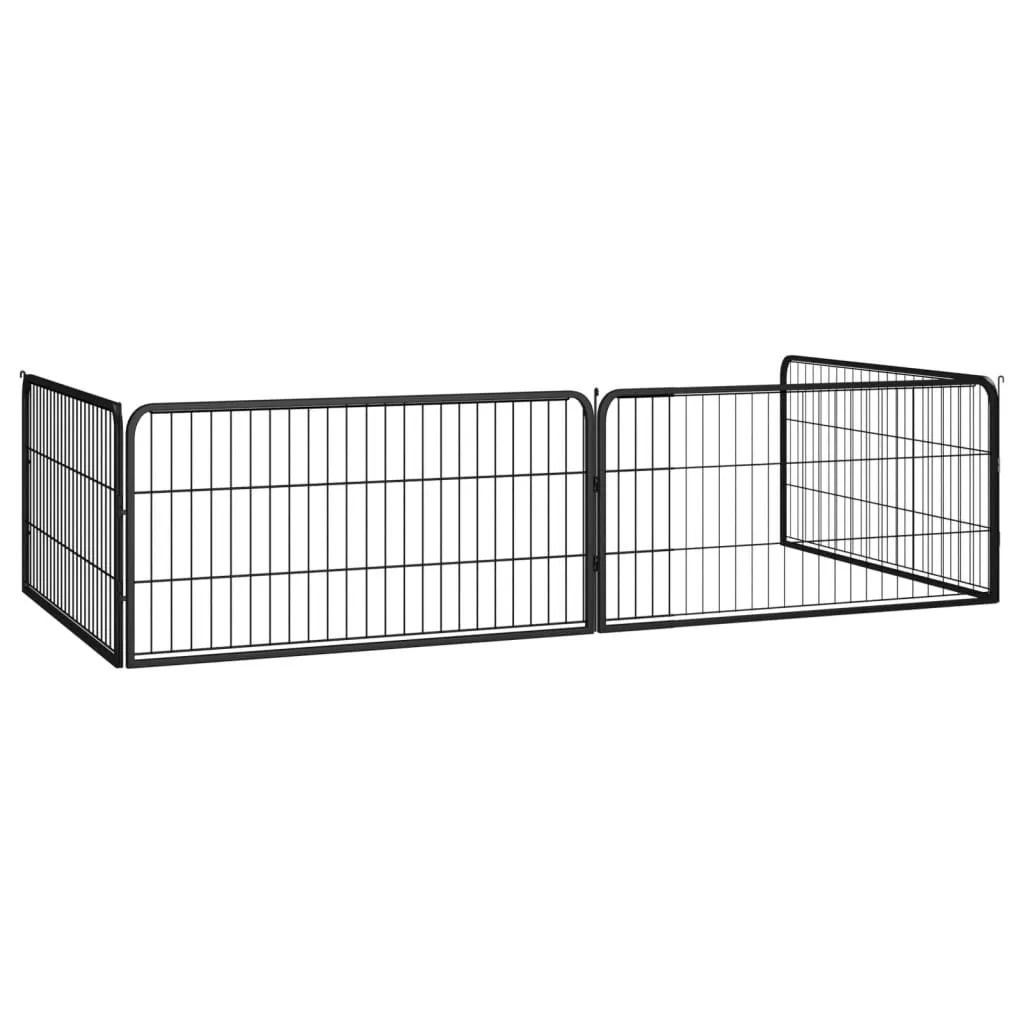 kojec-dla-psa-100x100x50-cm-czarny-stal-stan-nowy