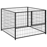 kojec-dla-psa-100x100x70cm-czarny-stal